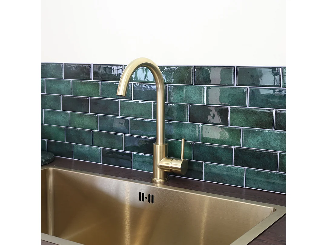 Kiwo mitigeur évier or brossé - Essebagno