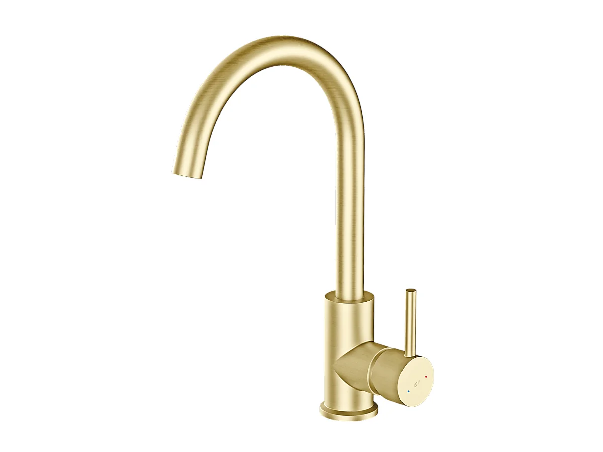 Kiwo mitigeur évier or brossé - Essebagno