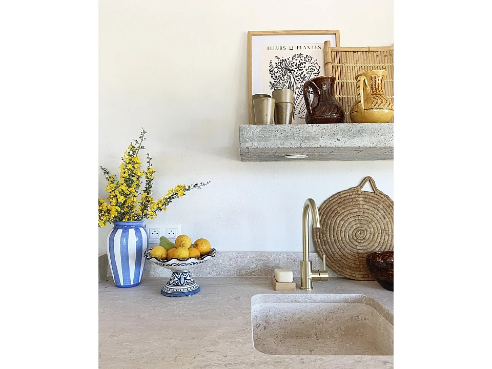 Kiwo mitigeur évier or brossé - Essebagno