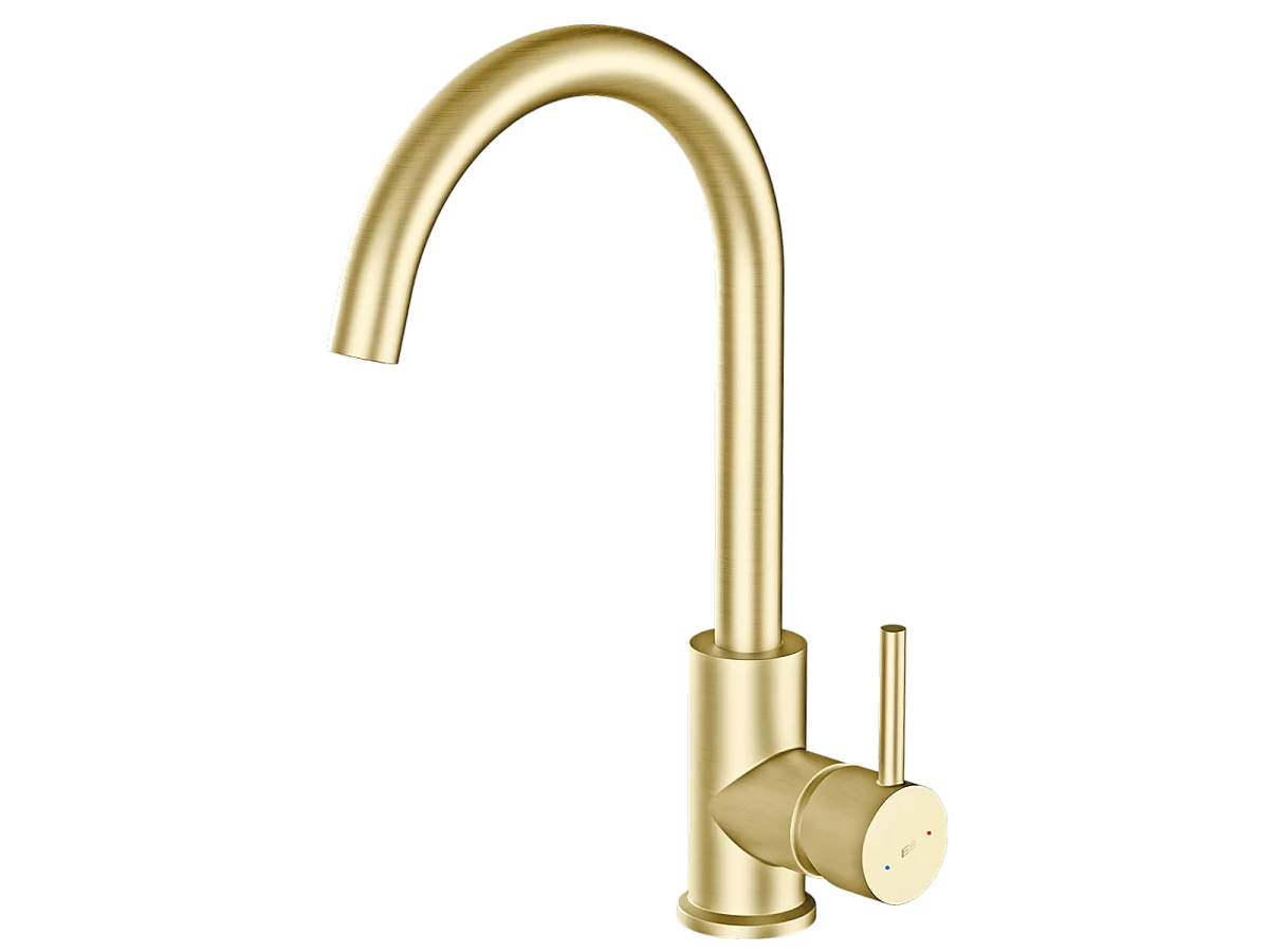 Kiwo mitigeur évier or brossé - Essebagno