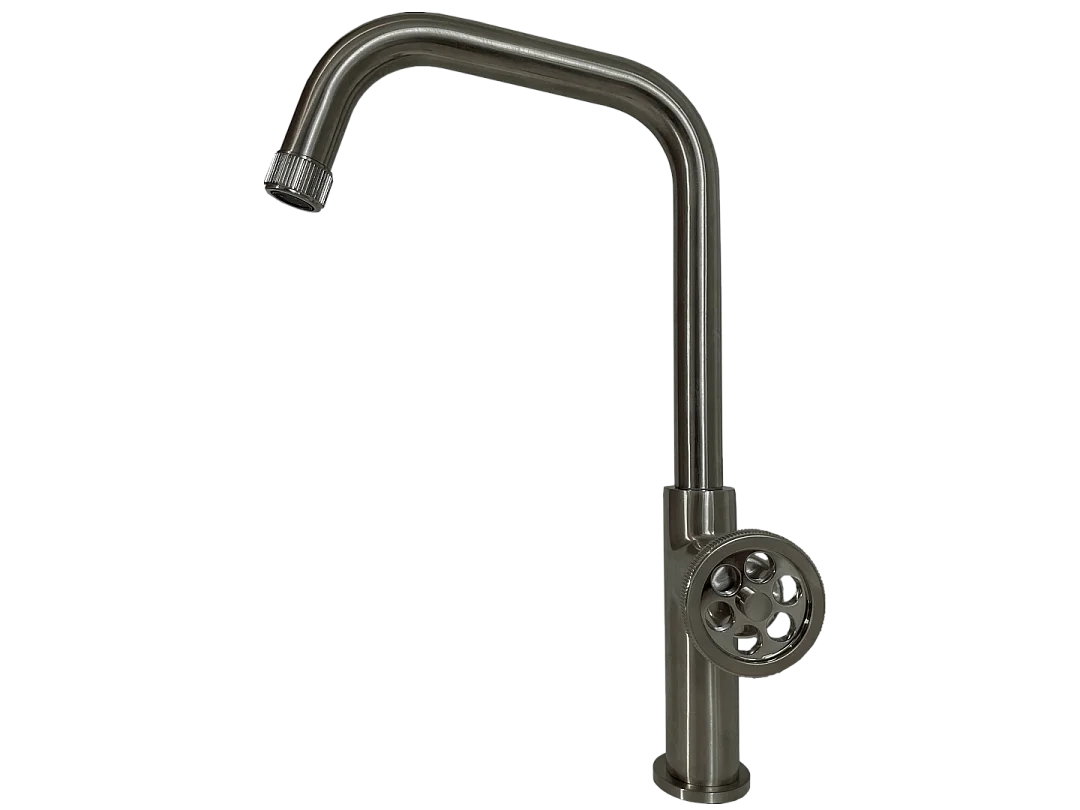 Indus Spültischmischer gun metal Essebagno