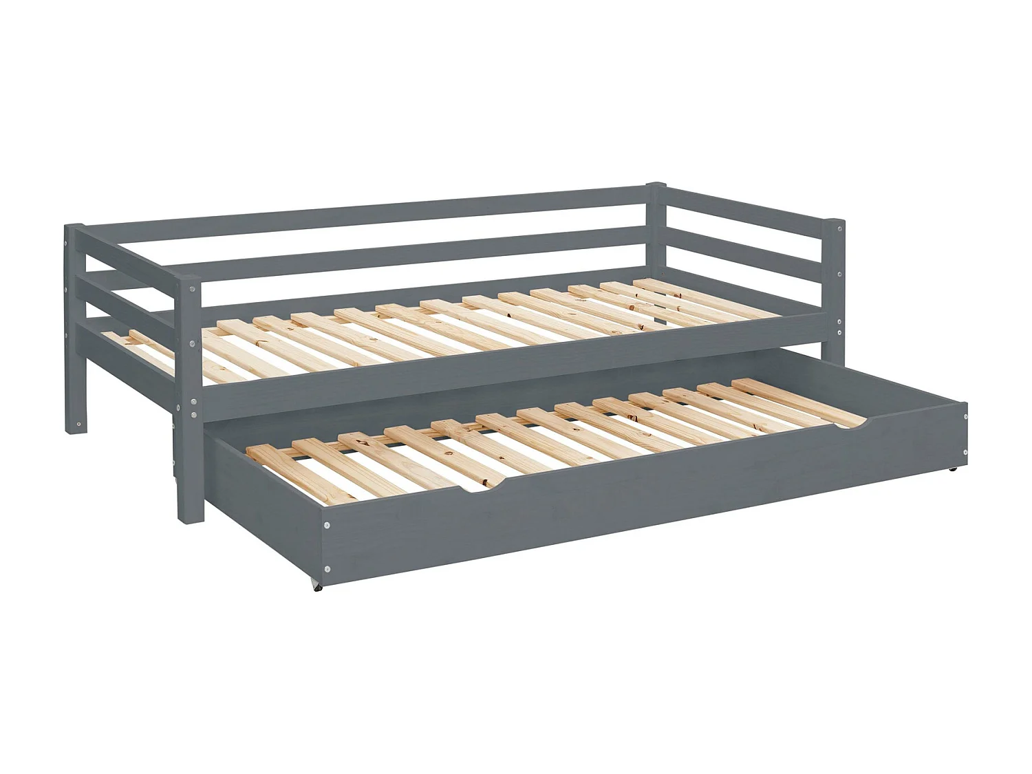 Alpi|Canapé avec tiroir en pin gris 90x200