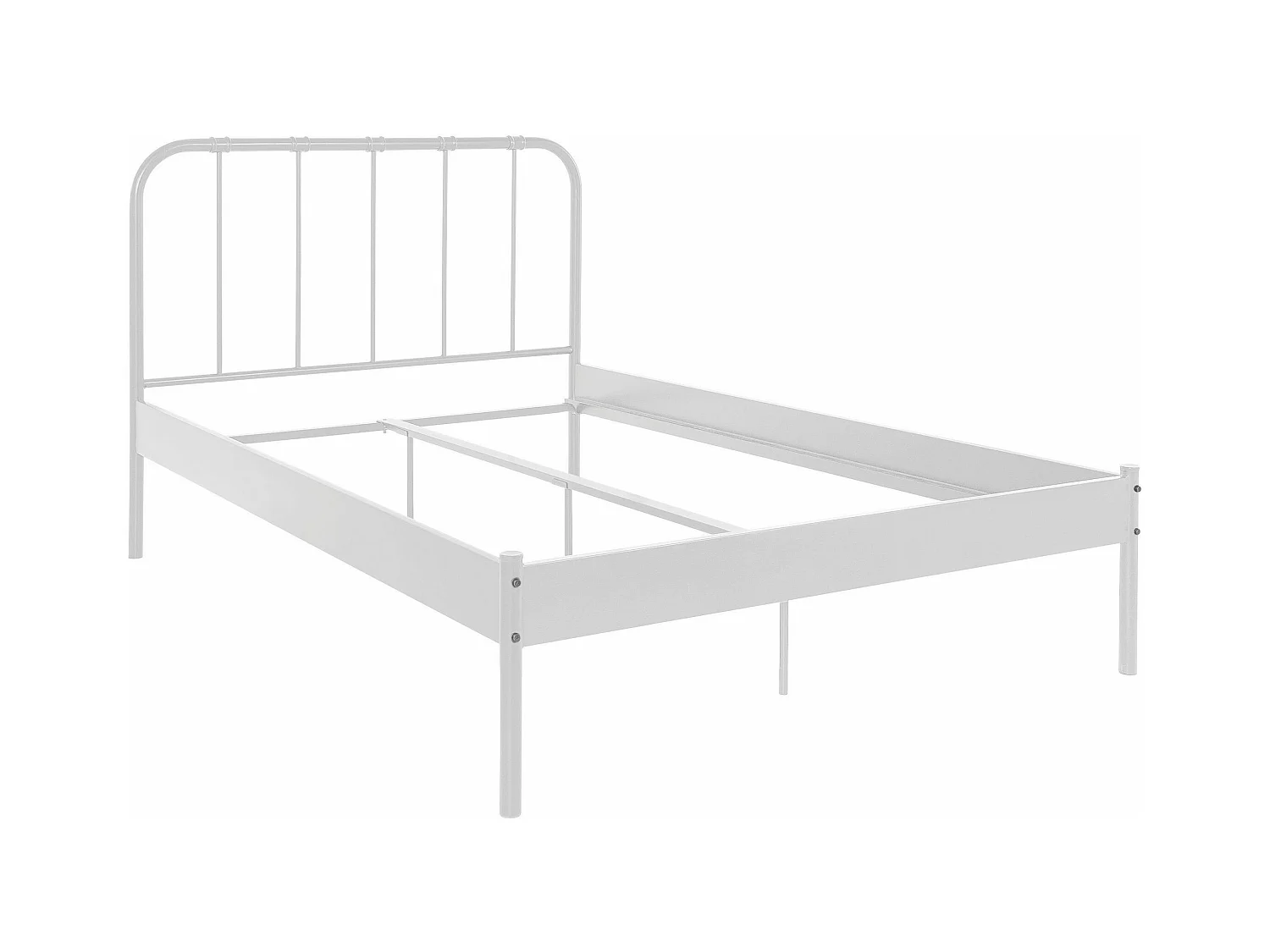 Aaron bed 140 Wit Metaal