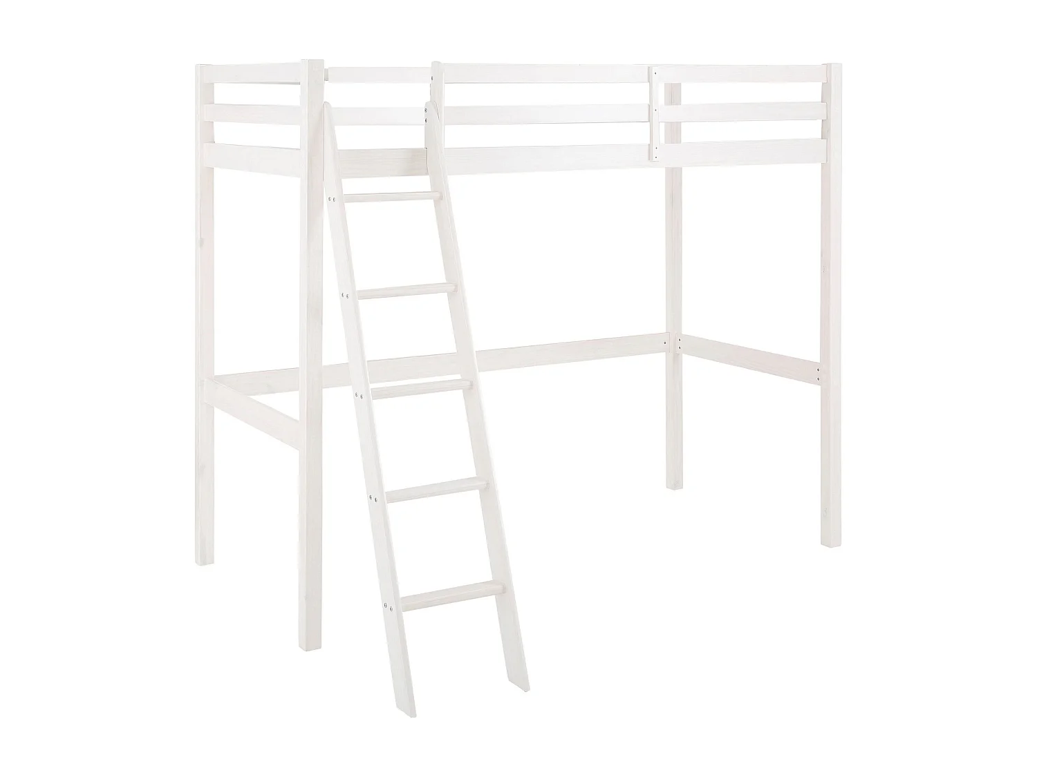 Letto Alto Alpi2 Bianco