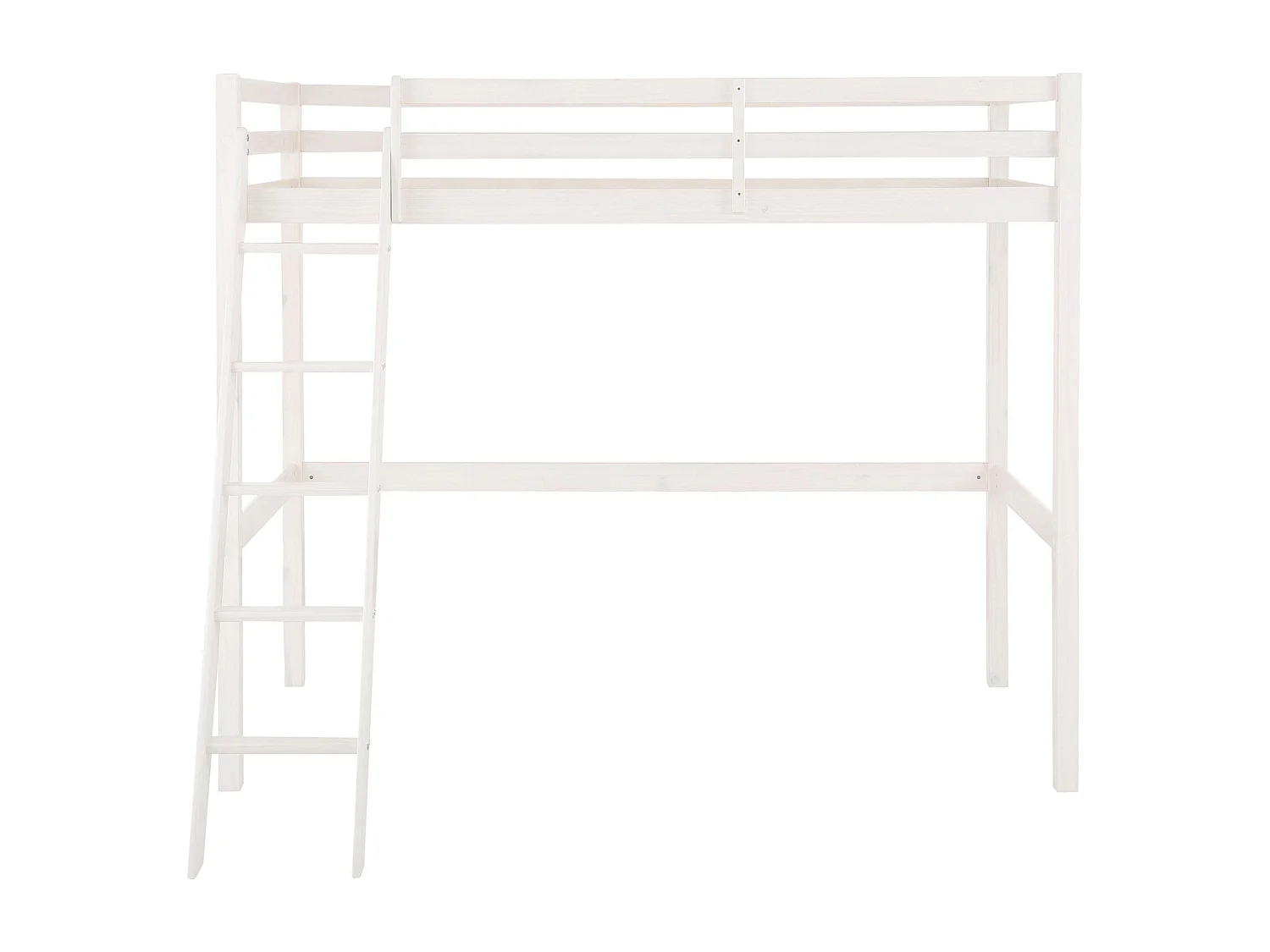 Letto Alto Alpi2 Bianco