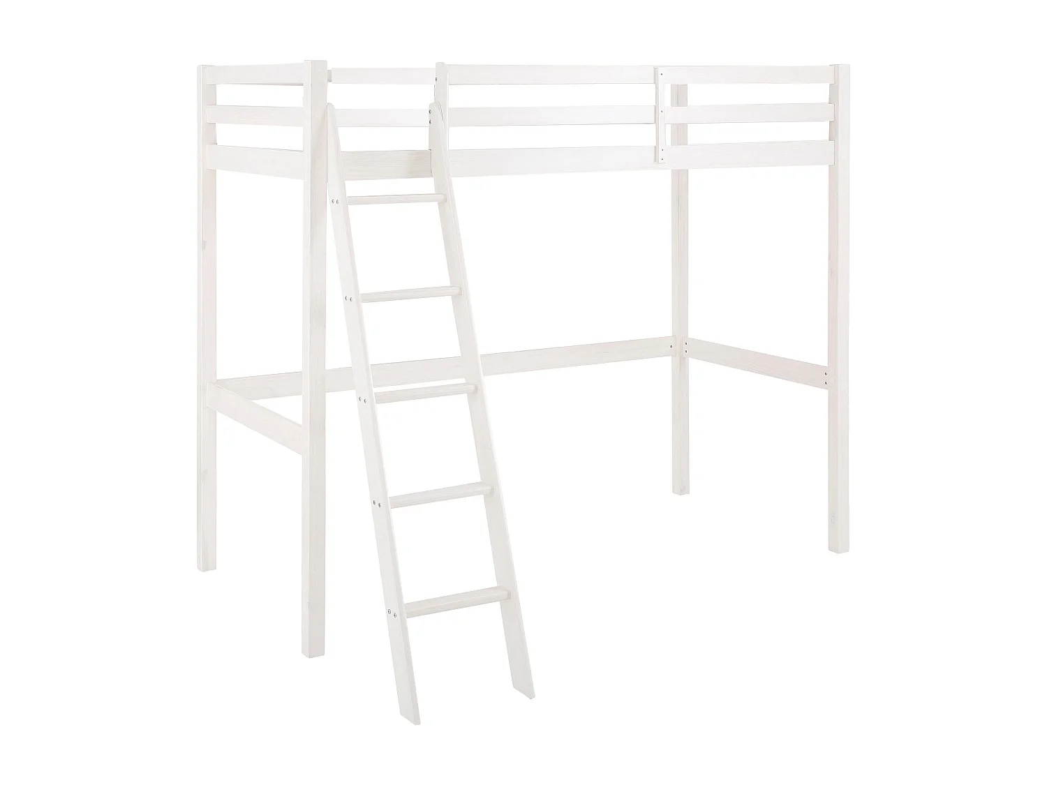 Letto Alto Alpi2 Bianco