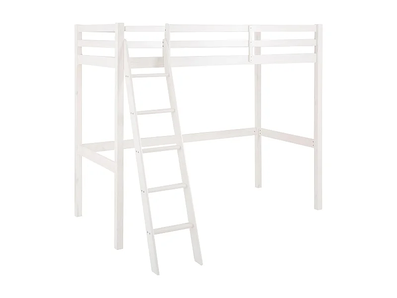 Letto Alto Alpi2 Bianco