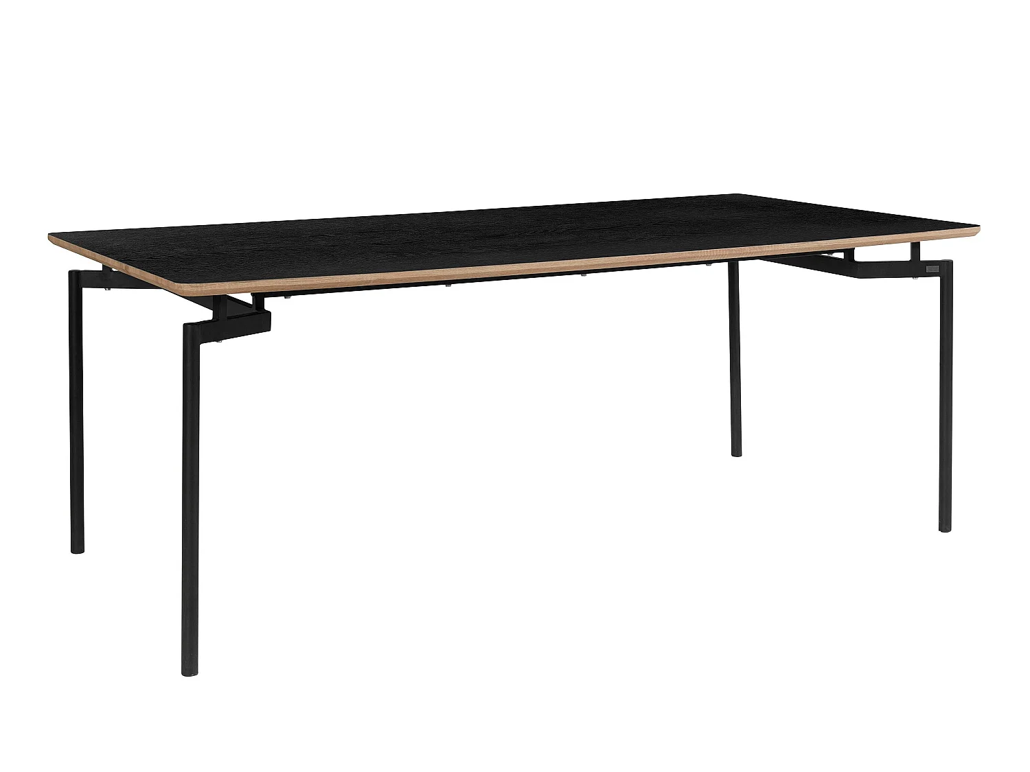 Aldo|Table de salle à manger 200 cm Noir