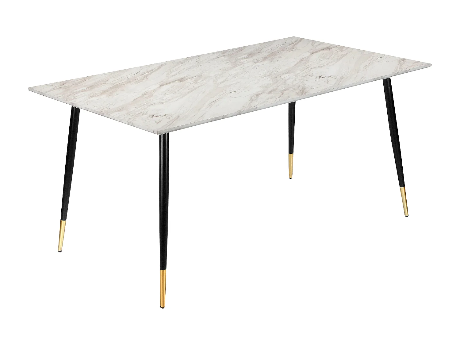 Monza|Table à manger en effet marbre 8 personnes L160