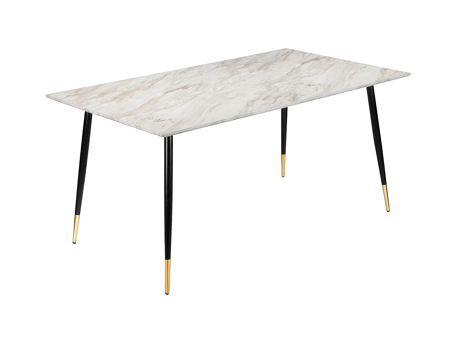 Monza|Table à manger en effet marbre 8 personnes L160