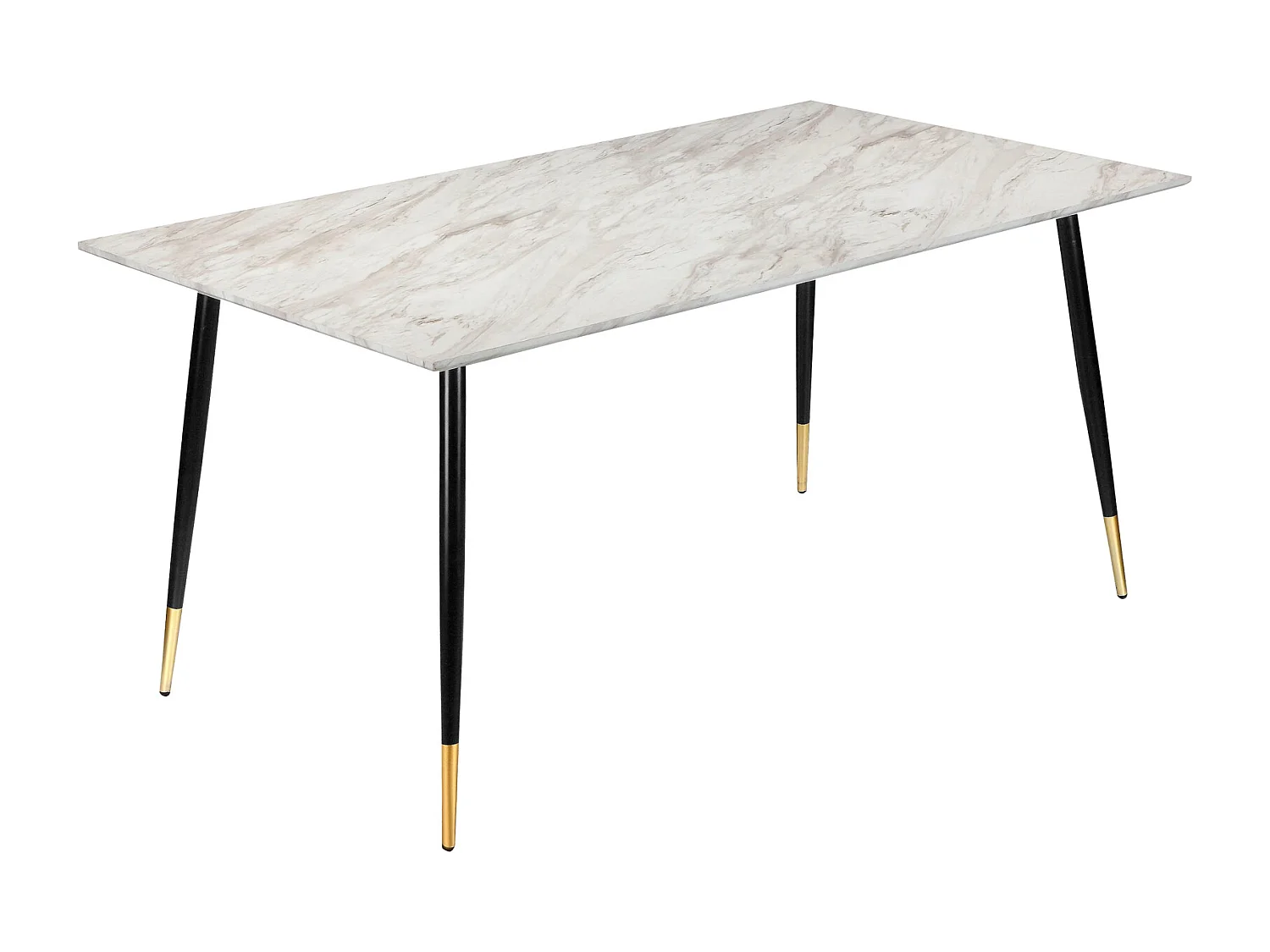 Monza|Table à manger en effet marbre 8 personnes L160