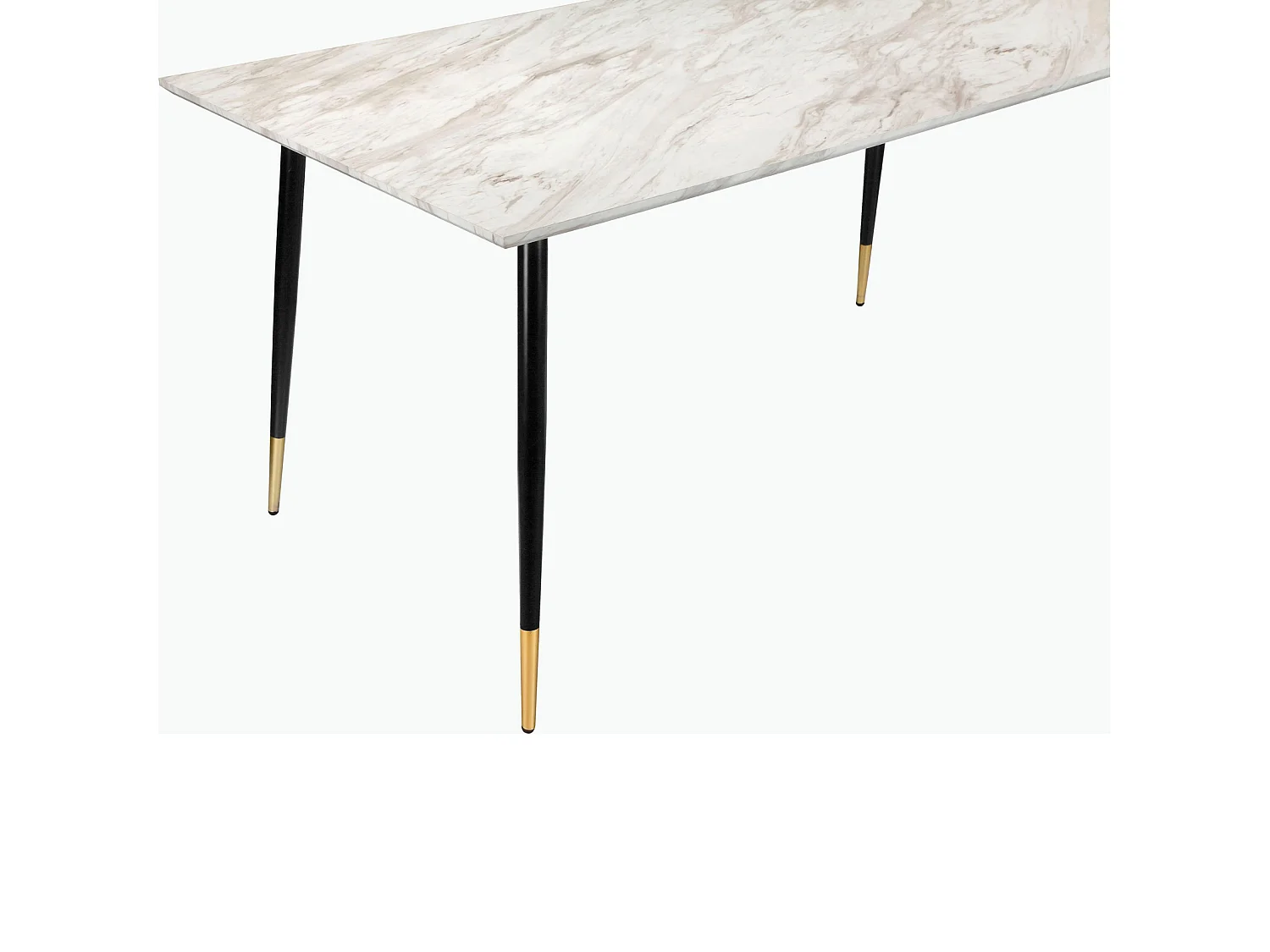 Monza|Table à manger en effet marbre 8 personnes L160