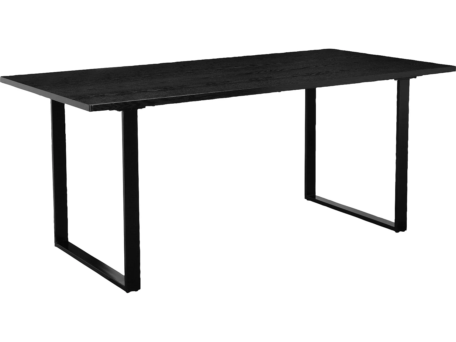 Silas|Table de salle à manger 180 cm Noir