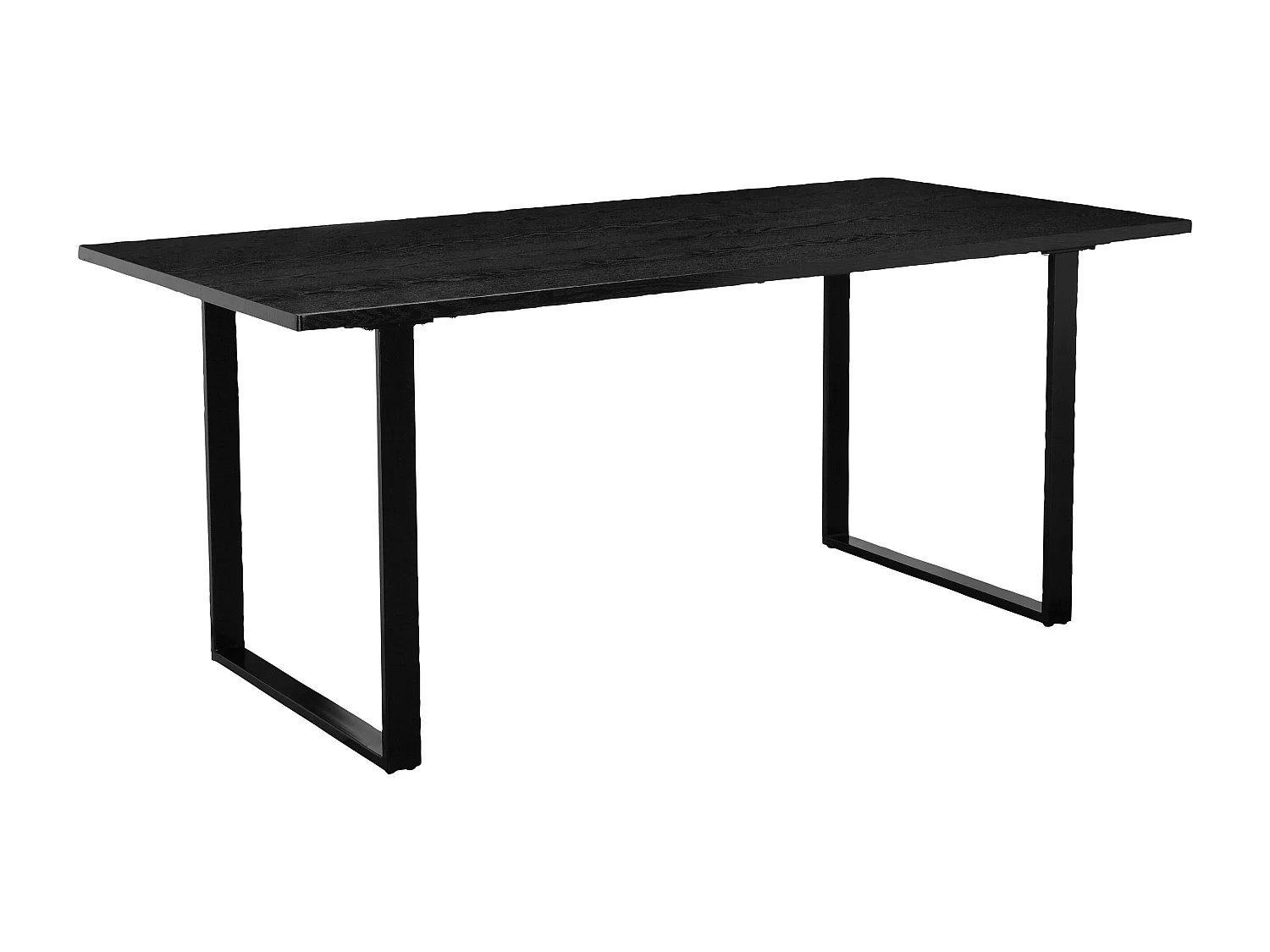 Silas | Mesa de Jantar 180 cm 8 lugares em Preto