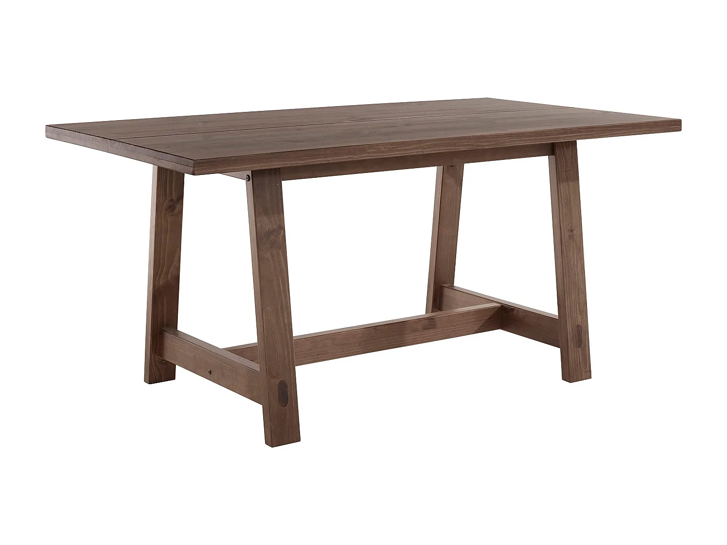 Derby|Table à manger 160x90 cm 6 personnes en Marron