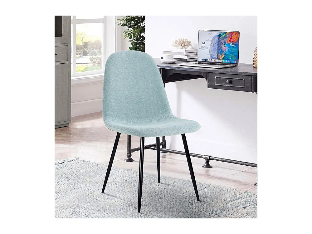 WeHome - Chaises Bella bleues : lot de 4 chaises design
