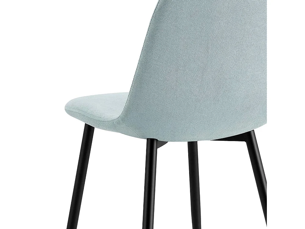 WeHome - Cadeiras Bella azuis: conjunto de 4 cadeiras de design