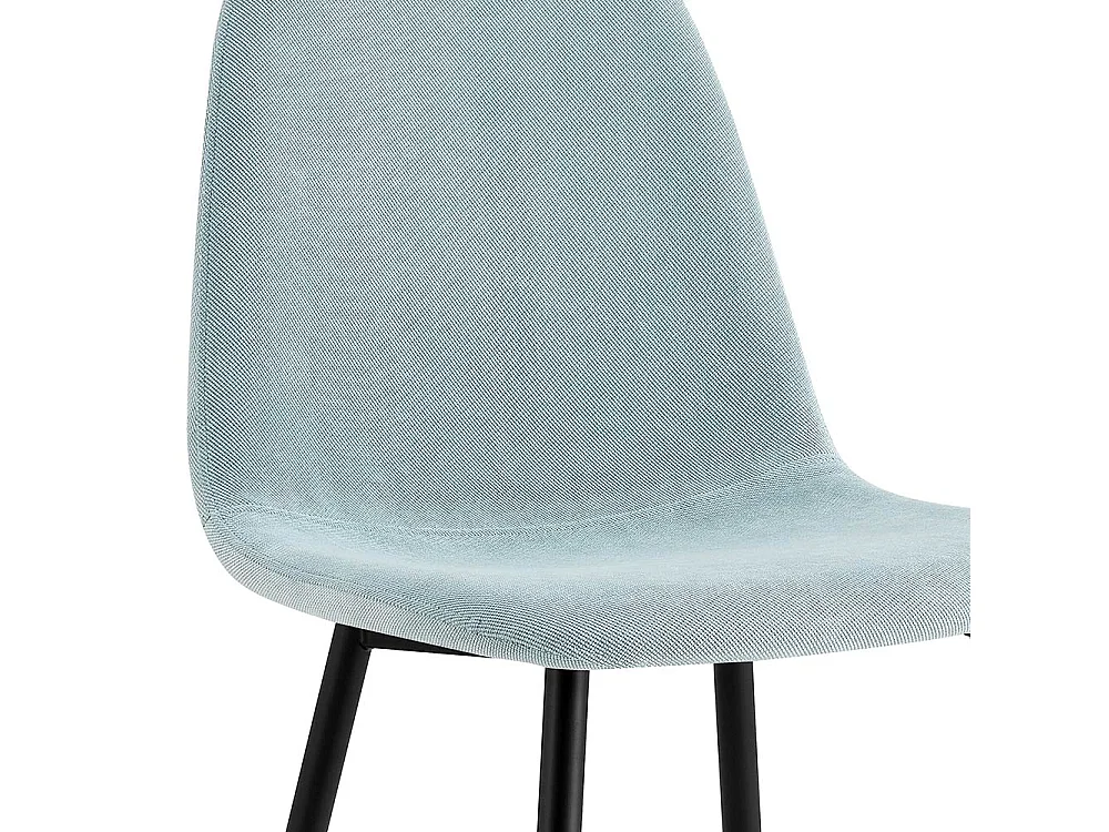 WeHome - Cadeiras Bella azuis: conjunto de 4 cadeiras de design