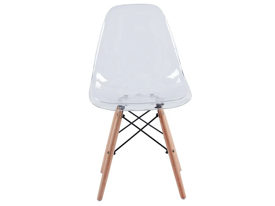 WeHome - Lot de 4 chaises design transparentes - Betty