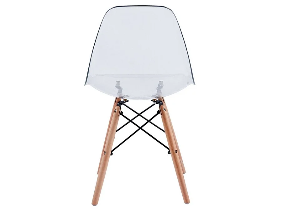 WeHome - Lot de 4 chaises design transparentes - Betty