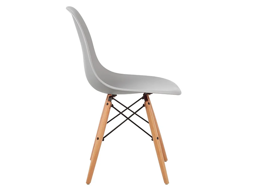 WeHome - Cadeira modelo Ester: conjunto de 4 cadeiras cinza