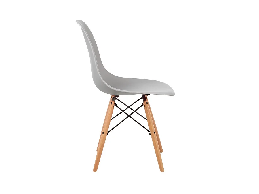 WeHome - Chaise design modèle Ester : lot de 4 chaises grises