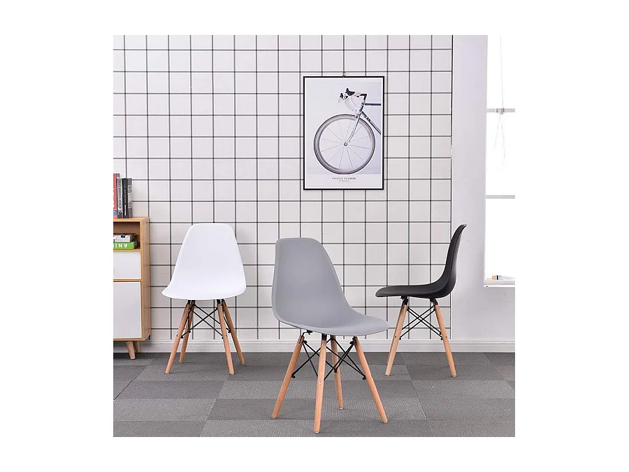 WeHome - Set van 4 buitenkeukenstoelen. Koffie kleur