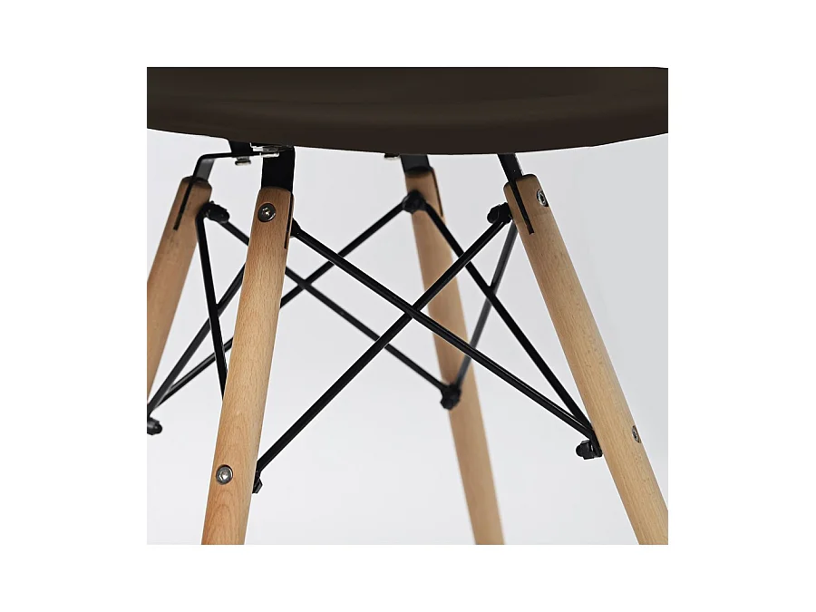 WeHome - Set van 4 buitenkeukenstoelen. Koffie kleur