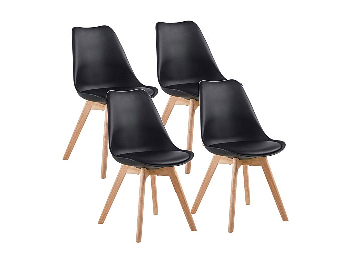 Brigros WeHome - Set 4 Sedie Candice, Sedie Sala Da Pranzo O Ufficio