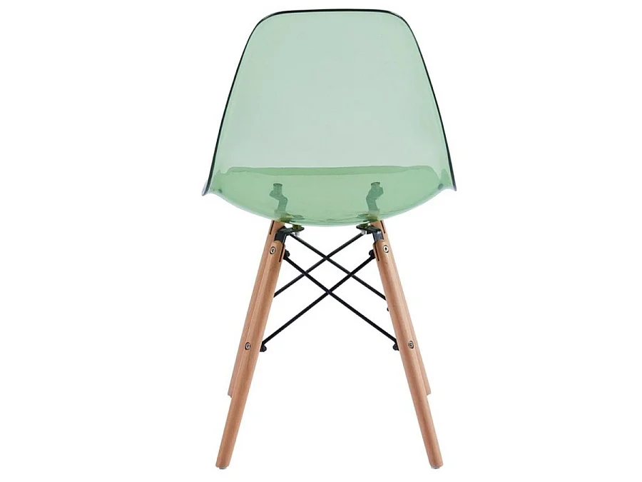 WeHome - Transparant groene keukenstoelen - Betty