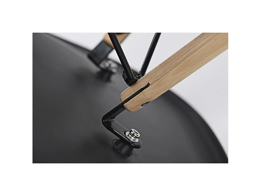 WeHome - Sillas de diseño Ester negras: oferta 4 piezas