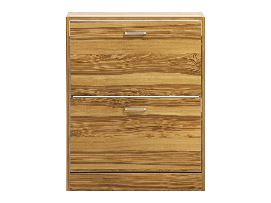 WeHome - Sapateira de entrada 2 portas 63x80 cm em madeira natural