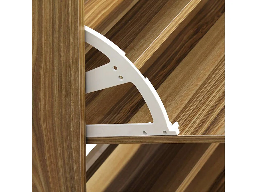 WeHome - Sapateira de entrada 2 portas 63x80 cm em madeira natural