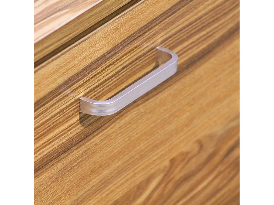 WeHome - Sapateira de entrada 2 portas 63x80 cm em madeira natural