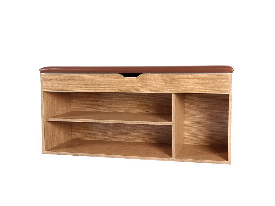 WeHome - Zapatero de entrada 104x49 cm en madera de roble