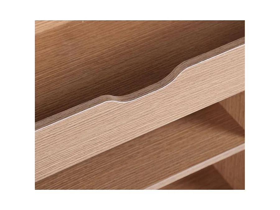 WeHome - Zapatero de entrada 104x49 cm en madera de roble