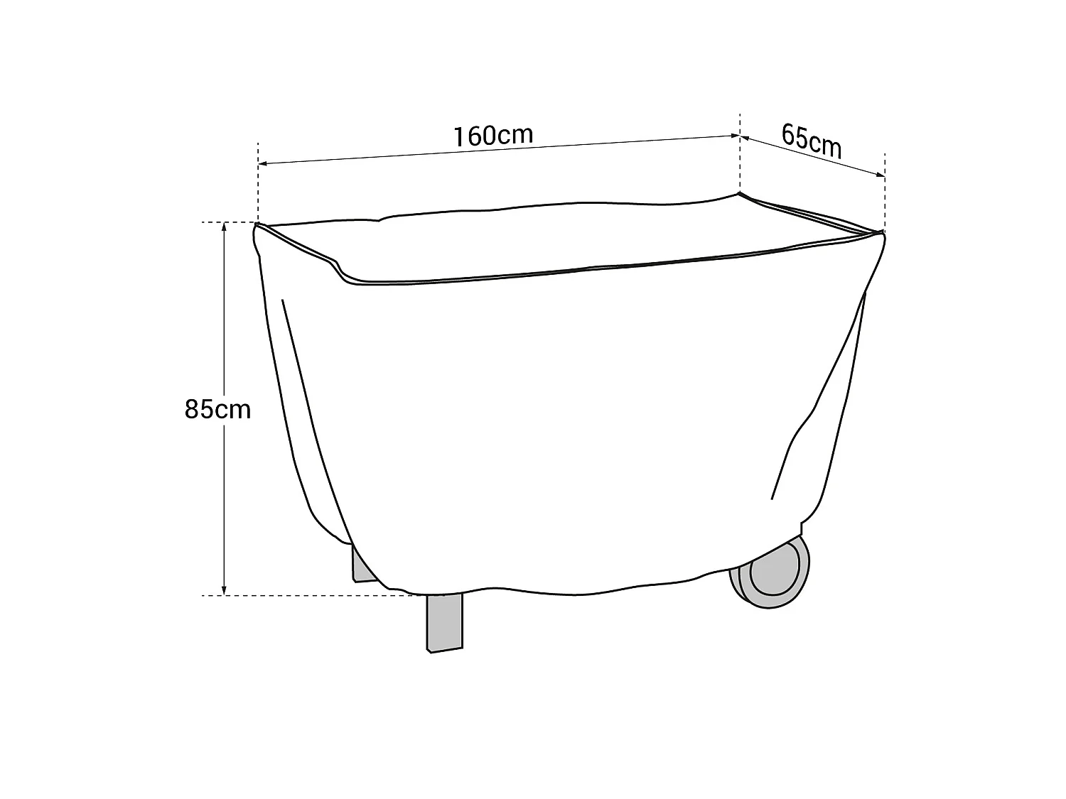 Funda rectangular - Talla L - COOK'IN GARDEN