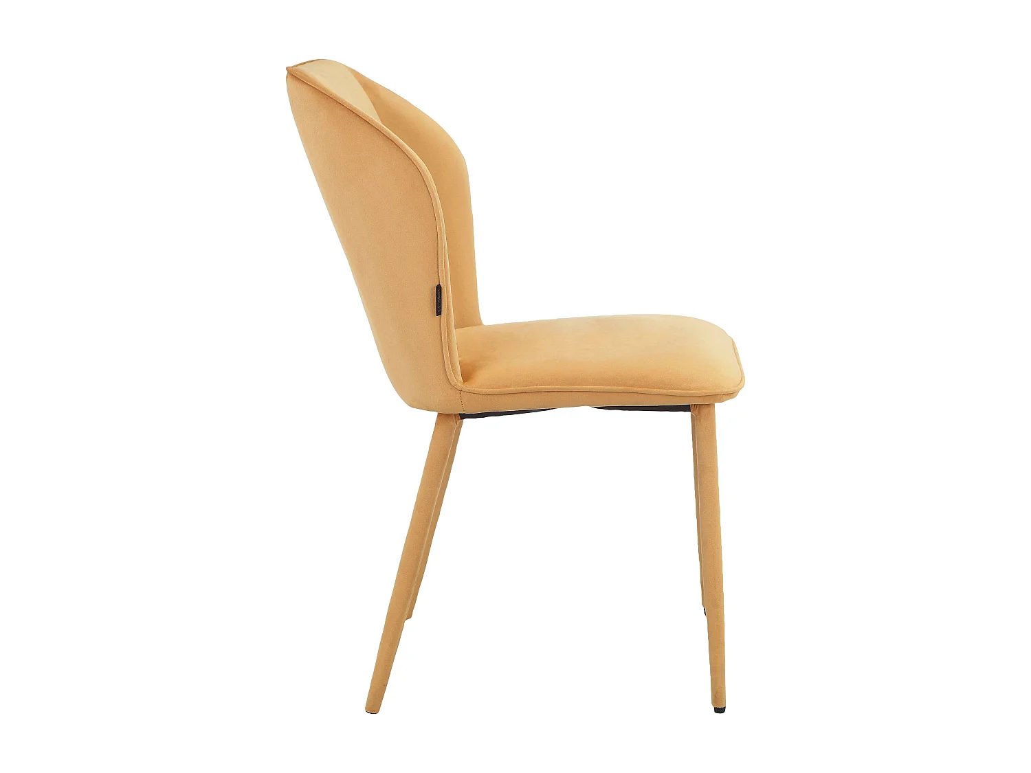Wilma|Chaise de salle à manger 2 PK Mustard