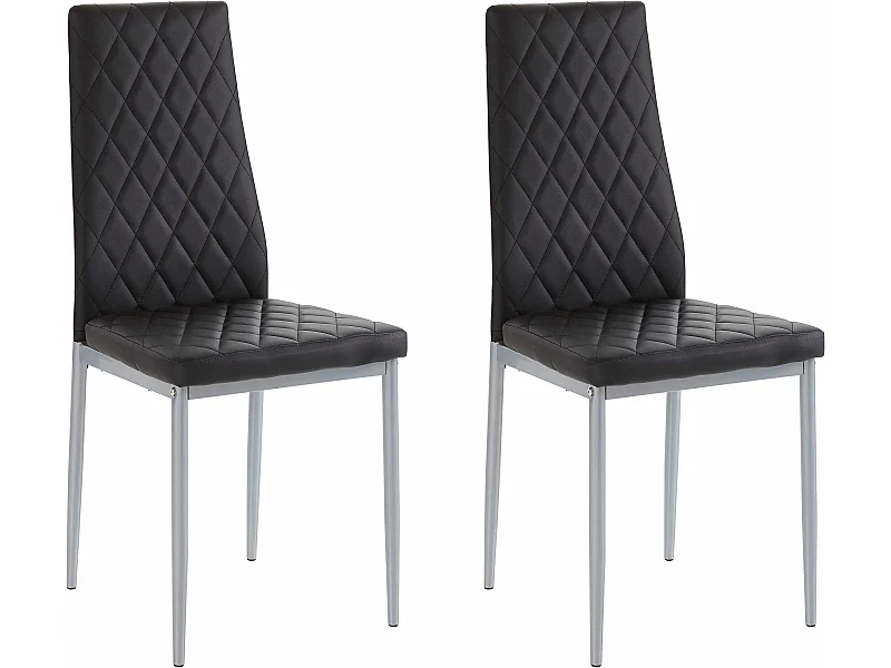 Brooke | Chaise 2 Pack en Noir