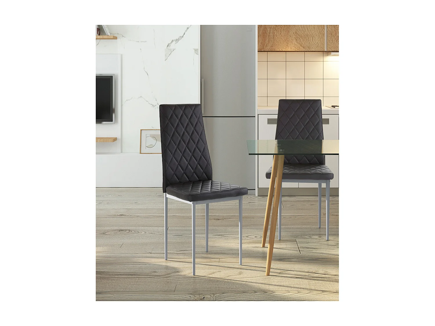 Brooke | Chaise 2 Pack en Noir