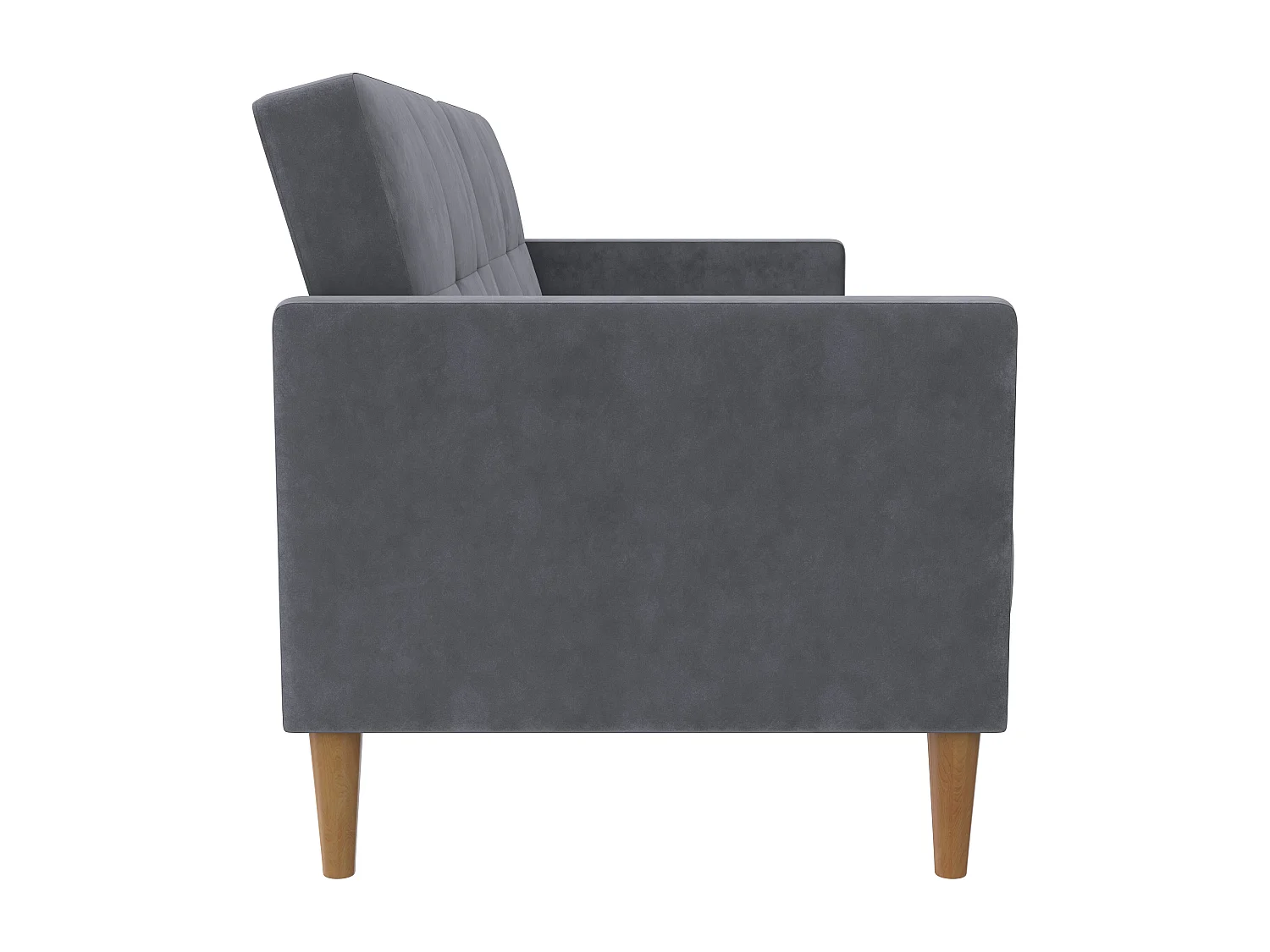 Lilly|Canapé-lit 3 places en velours anthracite