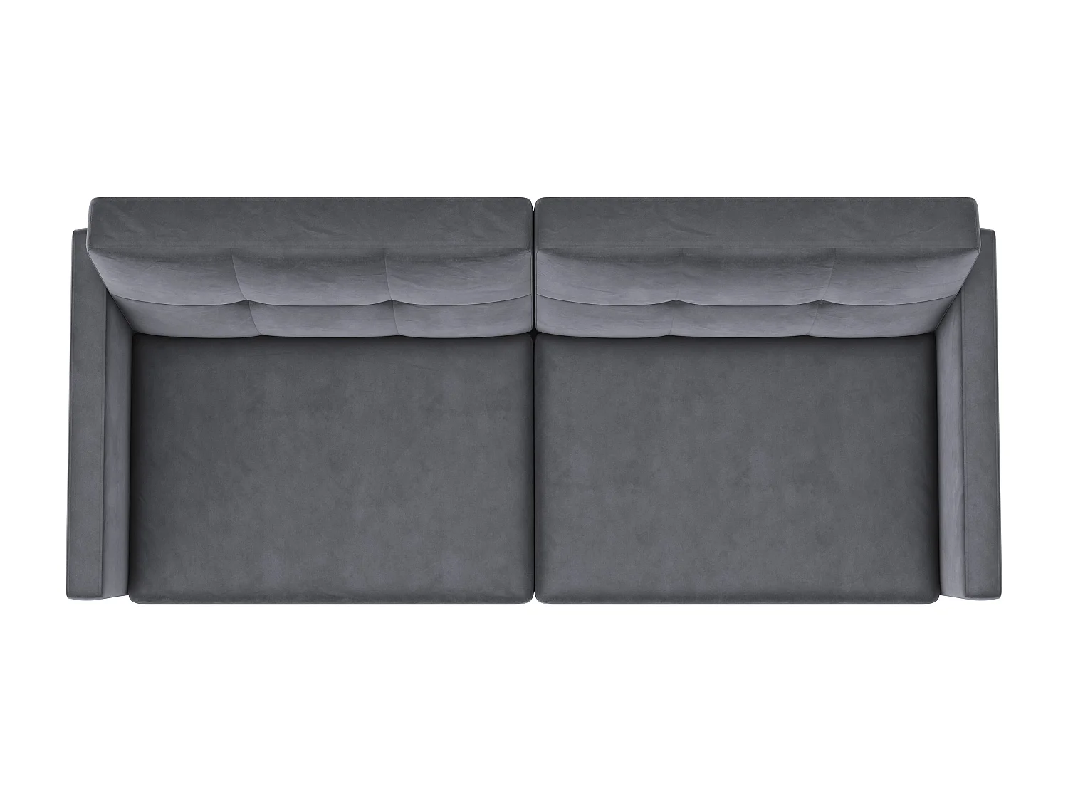 Lilly|Canapé-lit 3 places en velours anthracite