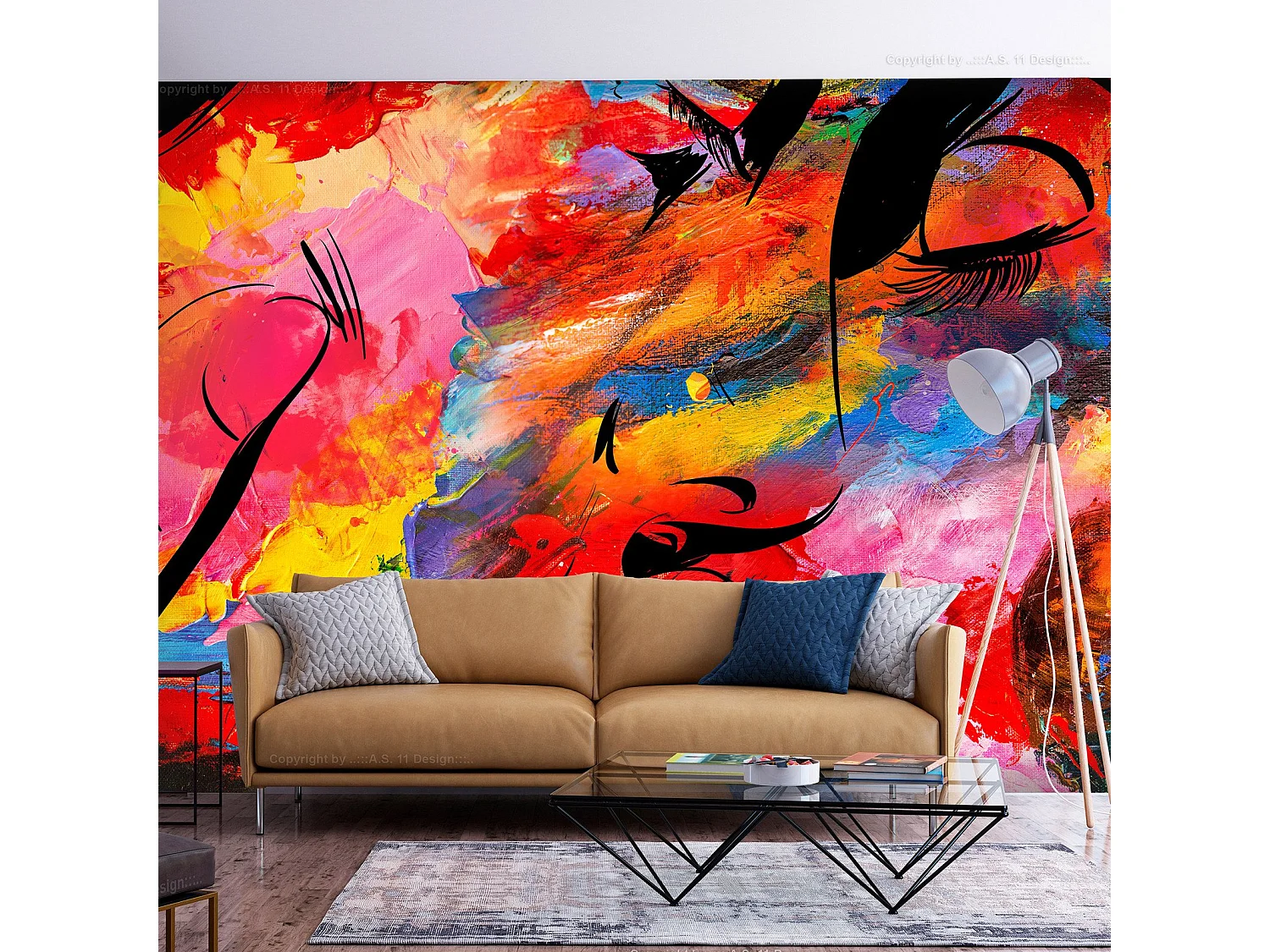 Papier peint Histoire d'amour - 400 x 280 cm