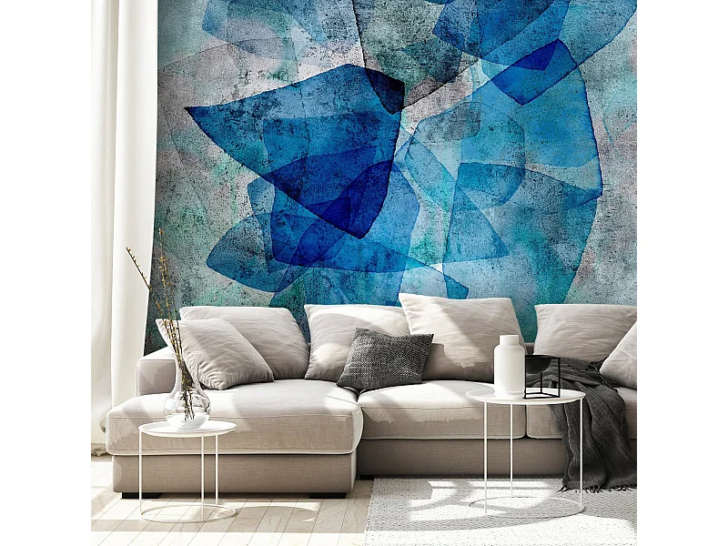 Papier peint Sapphire Mosaic - 100 x 70 cm