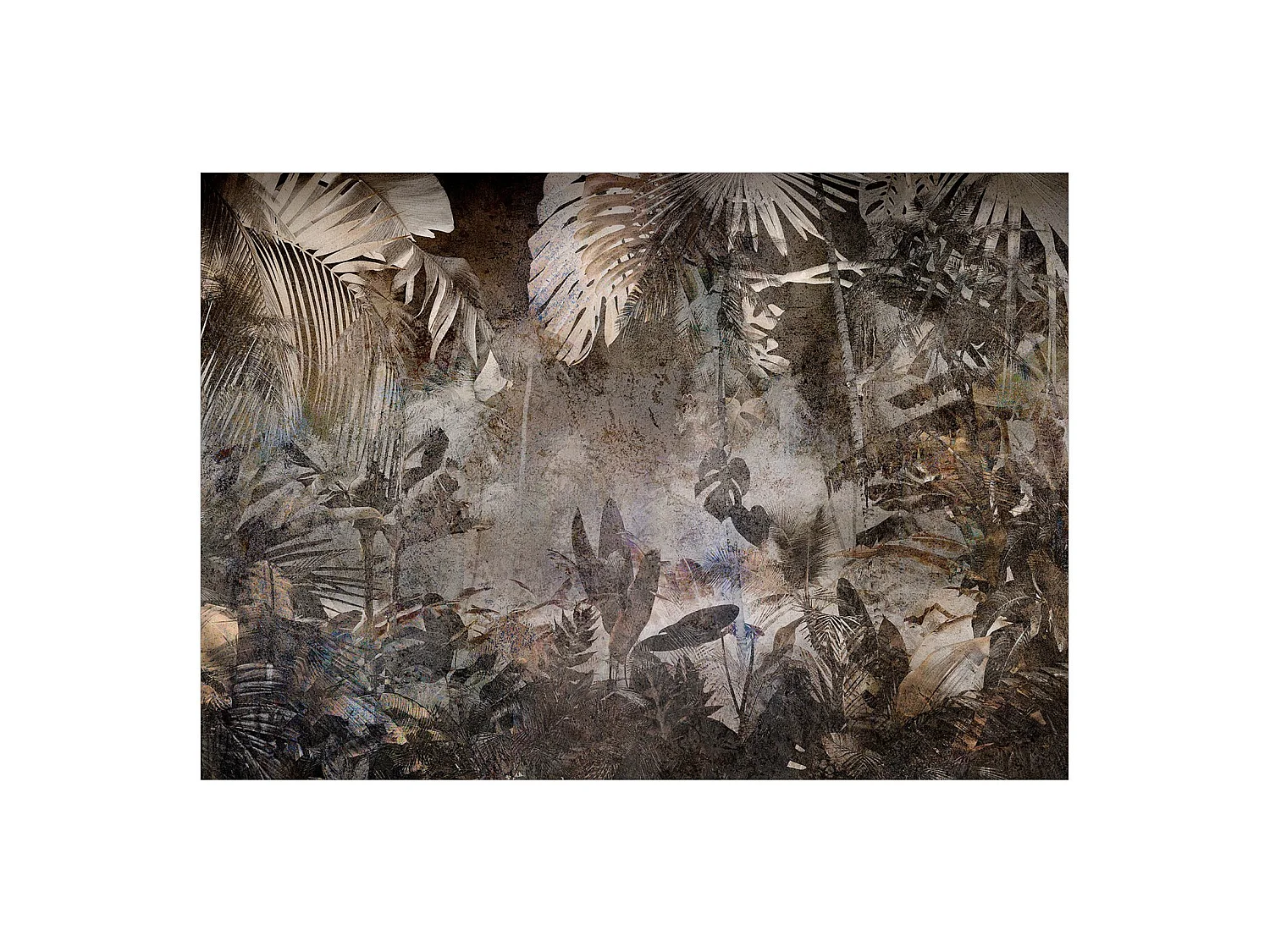 Papier peint Jungle Mystérieuse - 300 x 210 cm