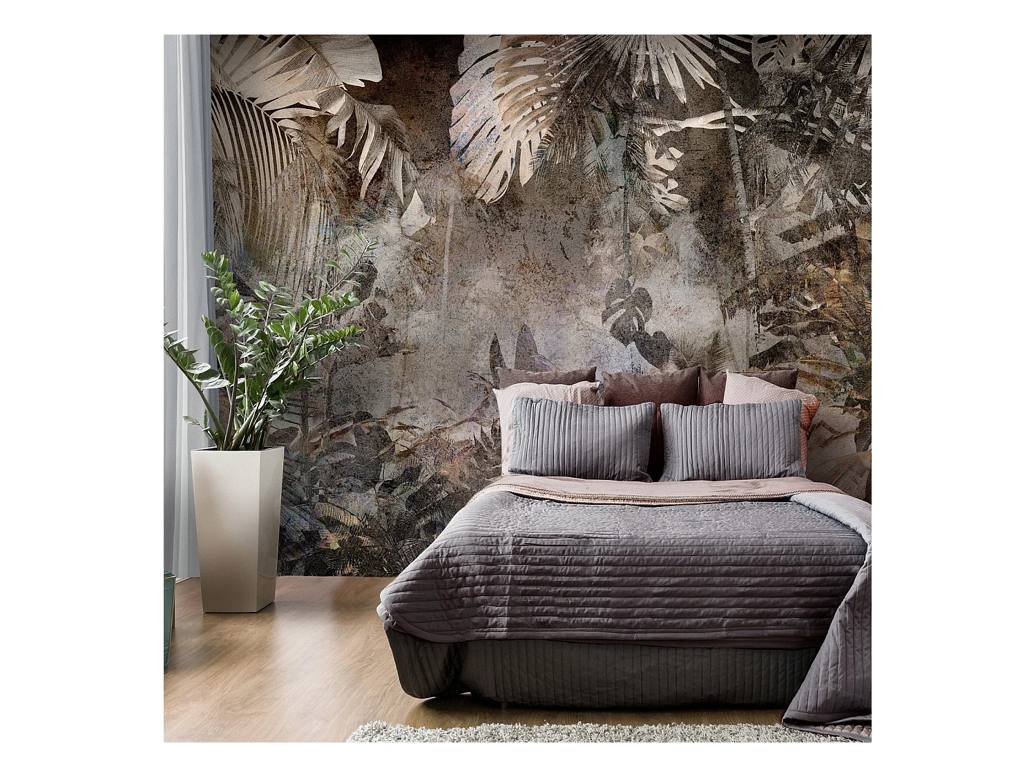 Papier peint Jungle Mystérieuse - 300 x 210 cm
