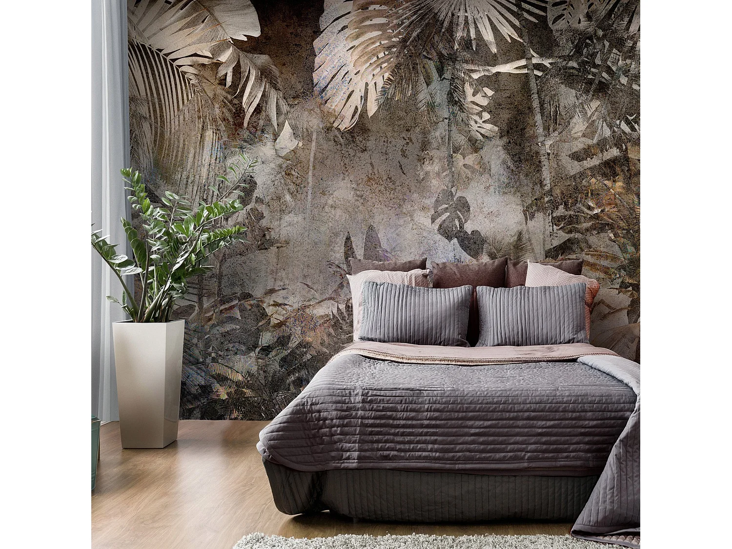 Papier peint Jungle Mystérieuse - 300 x 210 cm