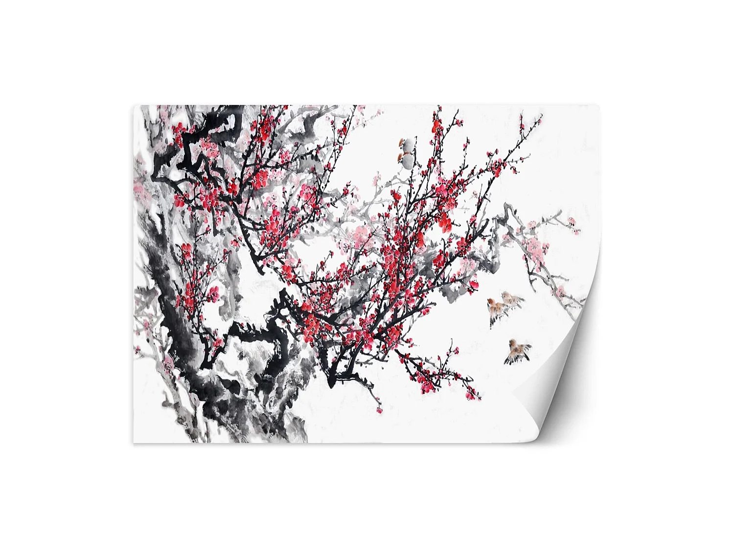 Papier peint fleurs de cerisier - 250 x 175 cm
