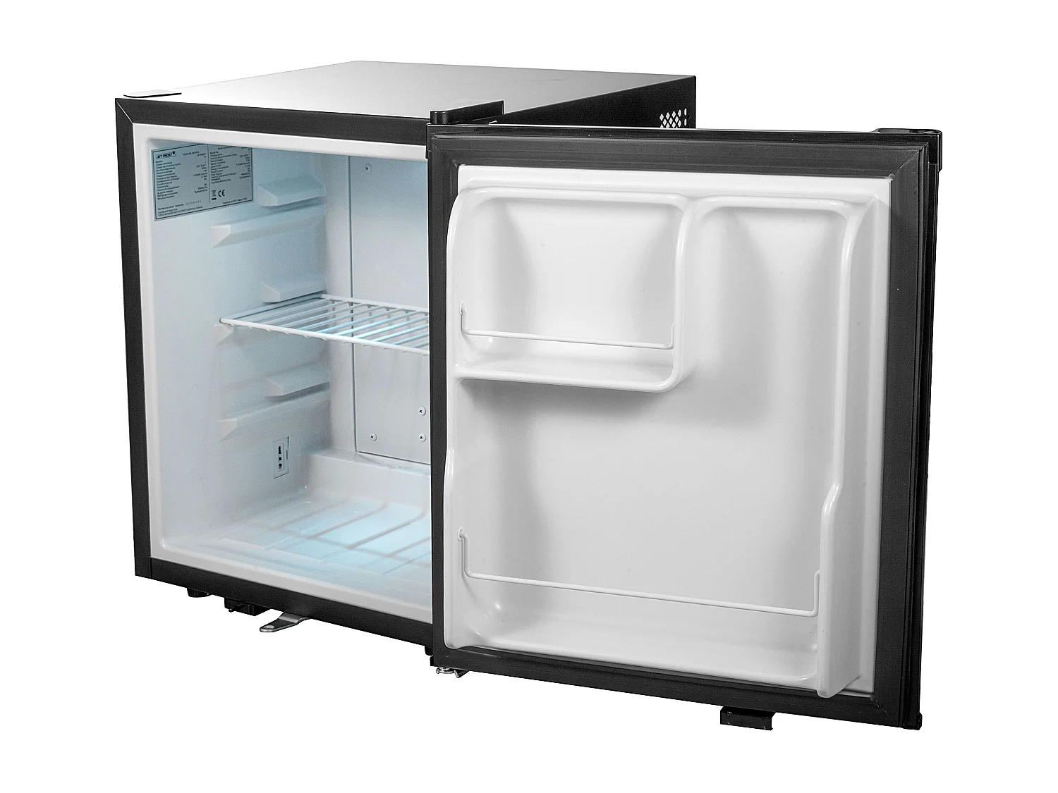 Elektrisch gekoelde minibar - 38 liter - Omkeerbare draairichting van de deur - Zwart