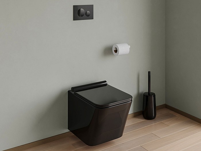 Bedieningsplaat voor wc-element, drukplaat compatibel met Geberit Sigma, bedieningsplaat drukplaat, drukplaat voor spoelbak, toilet (zwart mat goud glanzend